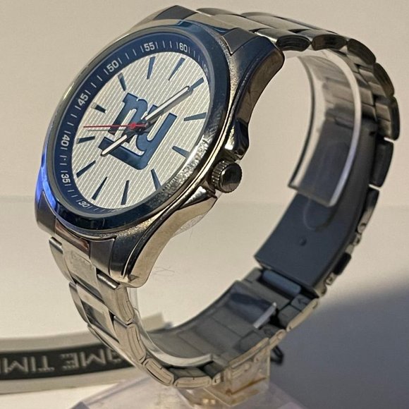 New York Giants NFL Stainless-Steel Men's Watch by Game Time - NEW - Picture 2 of 9